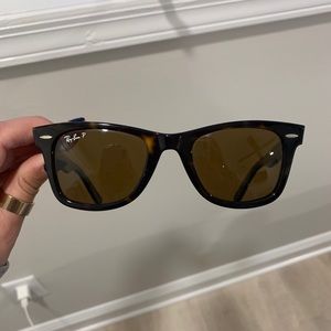 Polarized Tortoise Shell Rayban Wayfarers